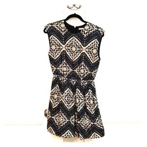 Alice + Olivia geo print dress - size 4